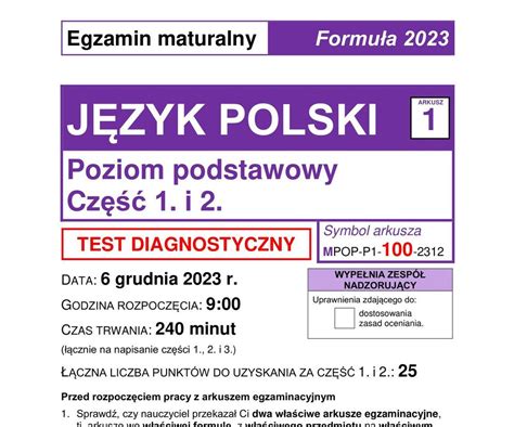 Próbna matura z JĘZYKA POLSKIEGO 2024. Sprawdź arkusz。